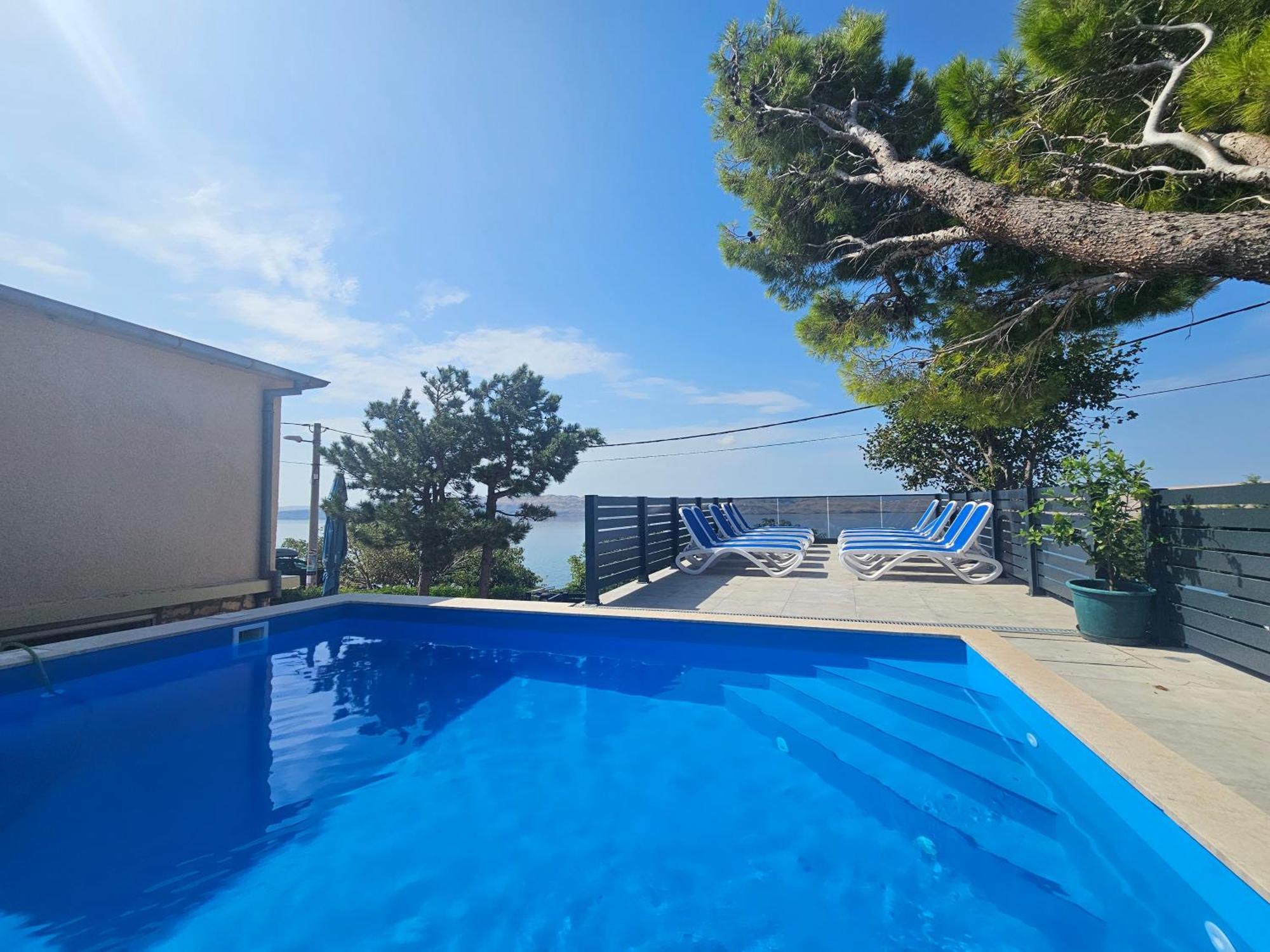 Beachfront House Ivana With Pool - Renovated 2025 Cesarica Ngoại thất bức ảnh